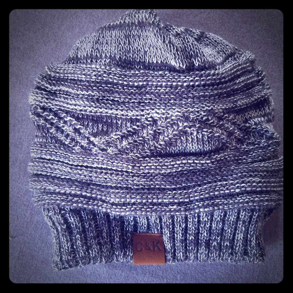 Two piece winter hat - C&K  and Minky